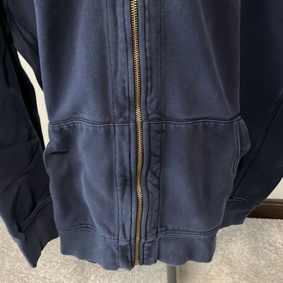 Polo by Ralph Lauren zip-up hoodie. Navy Blue. Size 3XLT - Picture 5 of 11